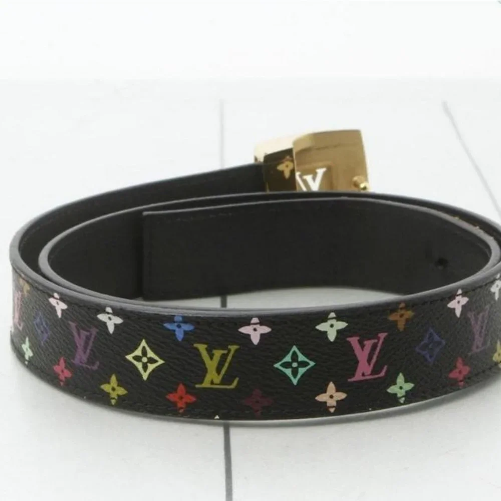 Louis Vuitton 75/30 Black Multicolor Monogram Cein